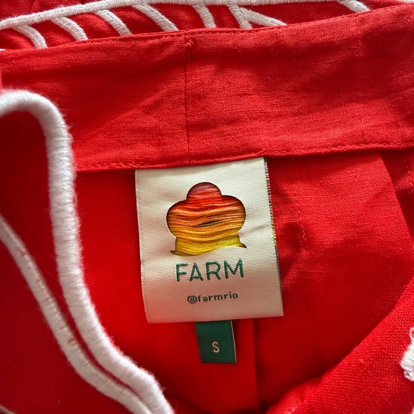 Farm Rio Red Fish Maxi Dress - Picture 2 of 4